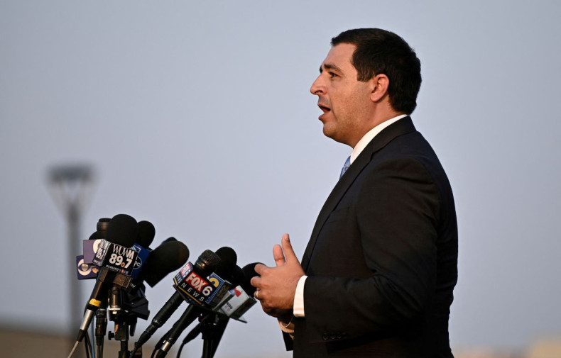 Wisconsin Attorney General Josh Kaul speaks during a news conference following the police shooting of Jacob Blake, a Black man, in Kenosha, Wisconsin, U.S. August 26, 2020.   