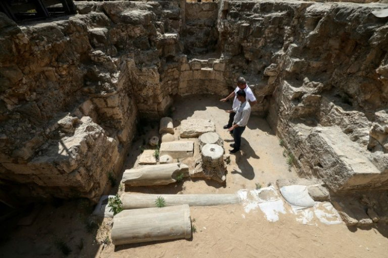 The Gaza Strip's archaeological site of Saint Hilarion. Authorities in Gaza periodically announce discoveries in the coastal enclave, but tourism at archaeological sites is limited