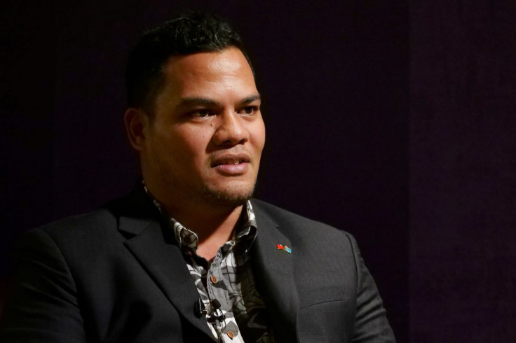 Tuvalu Foreign Minister Simon Kofe speaks during an interview with Reuters in Taipei, Taiwan November 21, 2019.