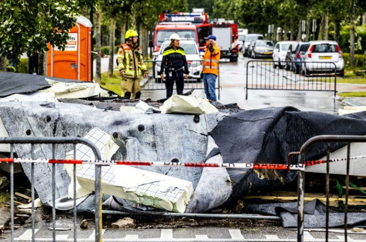 The Netherlands' flat landscape sitting just above sea level makes it vulnerable to extreme weather, although the Dutch meteorological agency KNMI said it only experiences a few tornadoes a year