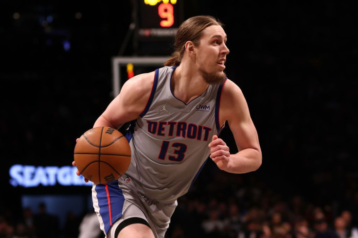 Kelly Olynyk #13 of the Detroit Pistons