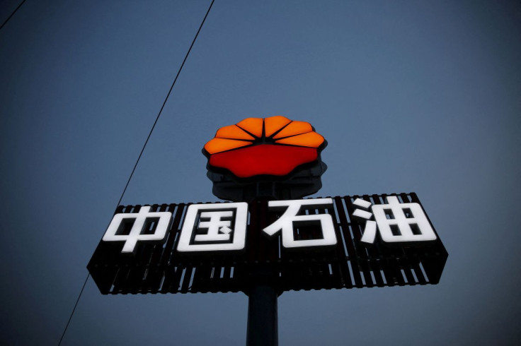 PetroChina's logo is seen at a petrol station in Beijing, China, March 21, 2016. Picture taken March 21, 2016.