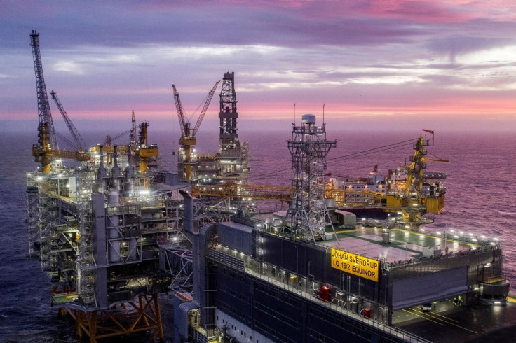 A view of the Johan Sverdrup oilfield in the North Sea, January 7, 2020. Carina Johansen/NTB Scanpix/via REUTERS