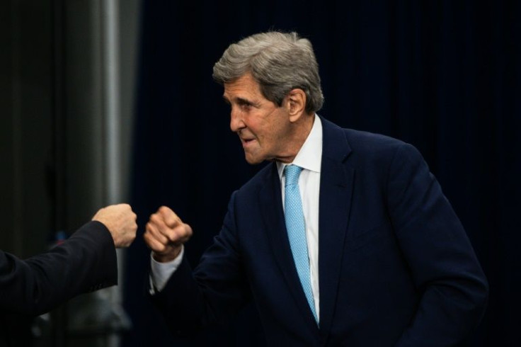 "You cannot solve the problem of the climate crisis without dealing with the ocean ... and you can't solve the problems in the oceans without dealing with climate," US special envoy John Kerry told AFP