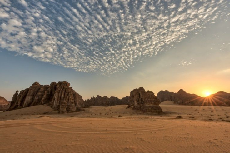 The intended site of Wadi AlFann, or "Valley of the Arts", an art project in the desert of the northwestern Saudi town of al-Ula