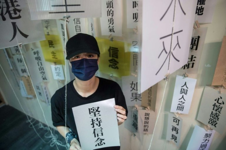 'Hsiao-lin', a Hong Kong designer now living in Taiwan and using a pseudonym, says the 2019 protests sharpened her identity as a Hong Konger