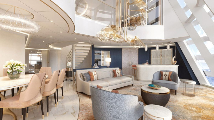 A digital rendering shows a suite at 'The Wish,' the Disney's new cruise ship, in this undated artist's rendering handout picture. Walt Disney/Handout via REUTERS 