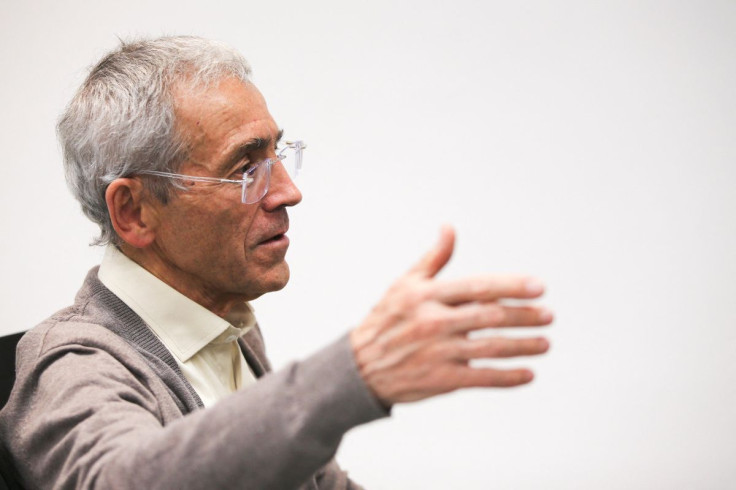 Francisco de Roux, President of the Truth Commission attends an interview with Reuters in Bogota, Colombia, June 28, 2022.