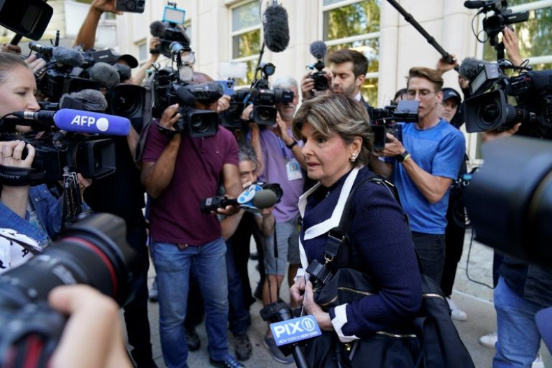 Attorney Gloria Allred, who represented several of R&B singer R. Kelly's victims, outside Brooklyn Federal Court in New York, on June 29, 2022
