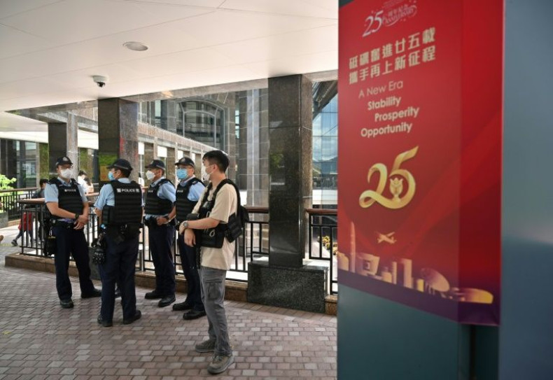 A mammoth security effort has been launched for Chinese leader Xi Jinping's visit to Hong Kong
