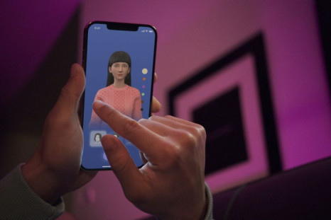 An undated handout image from U.S. startup Replika shows a user interacting with a smartphone app to customize an avatar for a personal artificial intelligence chatbot, known as a Replika, in San Francisco, California, U.S. Luka, Inc./Handout via REUTERS 