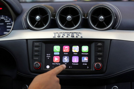 Apple displays the CarPlay program at the Worldwide Developers Conference in San Francisco, California June 2, 2014. 
