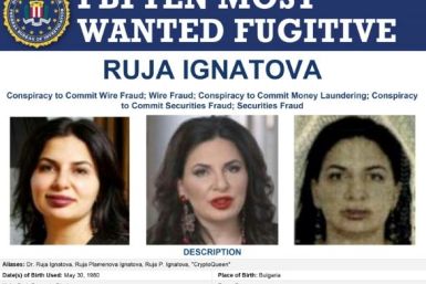 This image of a "Most Wanted" poster obtained from the FBI on June 30, 2022, shows Ruja Ignatova, dubbed the "Crypto Queen" after she raised billions of dollars in a fraudulent virtual currency scheme