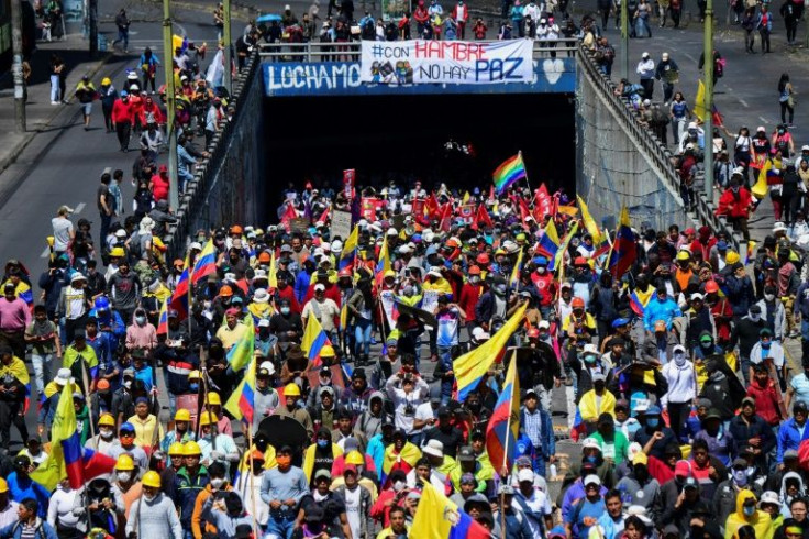 The protest was called off after an agreement was signed with the government
