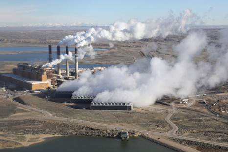 Steam rises from the coal-fired Jim Bridger power plant outside Rock Springs, Wyoming, U.S. April 5, 2017.  