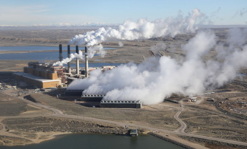 Steam rises from the coal-fired Jim Bridger power plant outside Rock Springs, Wyoming, U.S. April 5, 2017.  