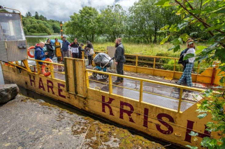 Inish Rath on Lough Erne in Northern Ireland has been home to a Hare Krishna temple since the 1980s