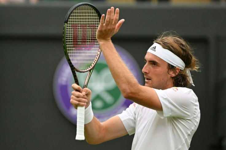 Stefanos Tsitsipas is aiming to reach the fourth round at Wimbledon