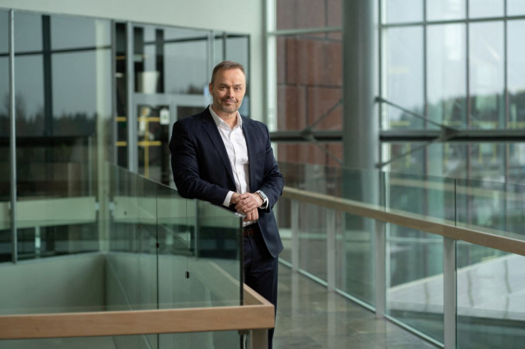 Paulig's Chief Executive Officer, Rolf Ladau, poses in this handout picture from 2021 obtained by Reuters on July 1, 2022. Paulig/Handout via REUTERS