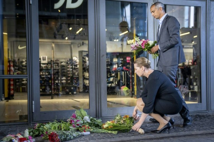 Danish Prime Minister Mette Frederiksen paid tribute to victims at the scene