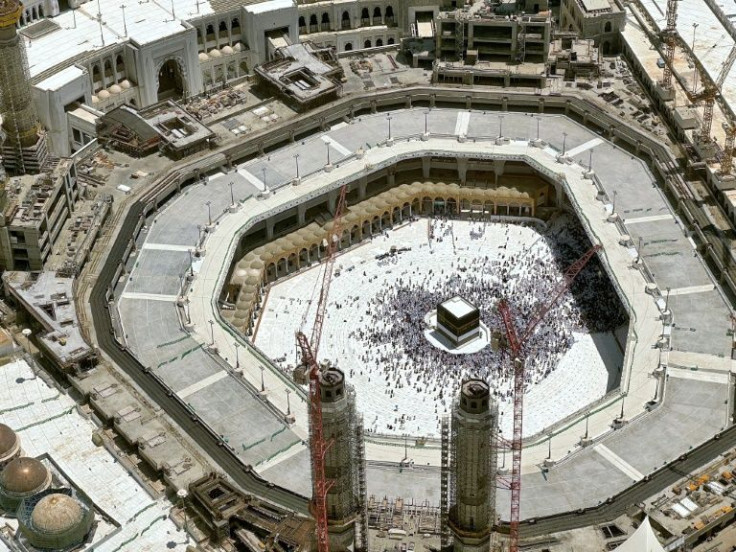 Islam's holiest site: the Kaaba (C) at the Grand Mosque in Saudi Arabia's city of Mecca