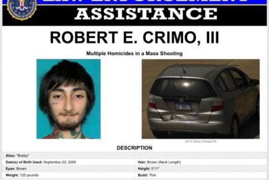 Robert (Bob) E. Crimo III, a person of interest in the mass shooting that took place at a Fourth of July parade route in the wealthy Chicago suburb of Highland Park, Illinois, U.S. is seen in this wanted poster released July 4, 2022. Lake County Sheriff's