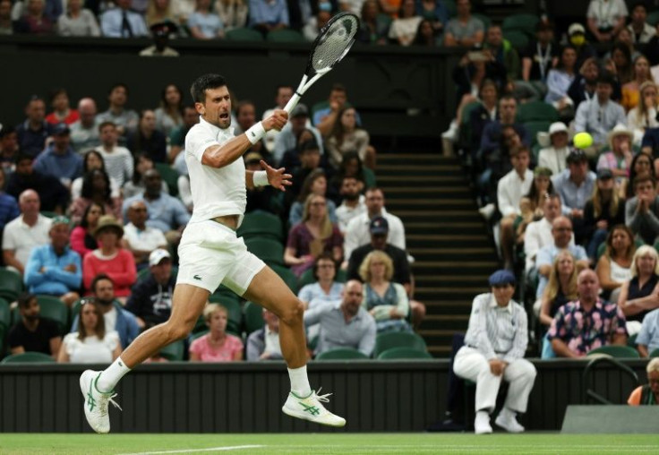Looks familiar: Novak Djokovic sees something of his own game in quarter-final rival Jannik Sinner