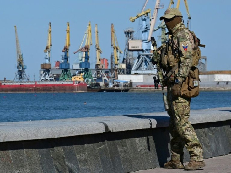 The Berdyansk port in southeastern Ukraine has been under Russian control since the first weeks of the war