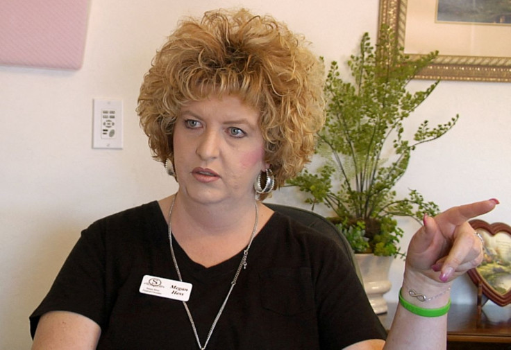 Megan Hess, owner of Donor Services, is pictured during an interview in Montrose, Colorado, U.S., May 23, 2016 in this still image from video. 