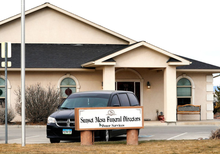 The Sunset Mesa Funeral Directors and Donor Services building in Montrose, Colorado, U.S., December 16, 2017. 