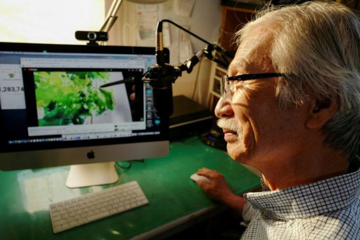 Unlike the attention-grabbing antics of most top YouTubers, the grandfather won hearts with his soothing manner, which fans say makes them feel "peaceful"