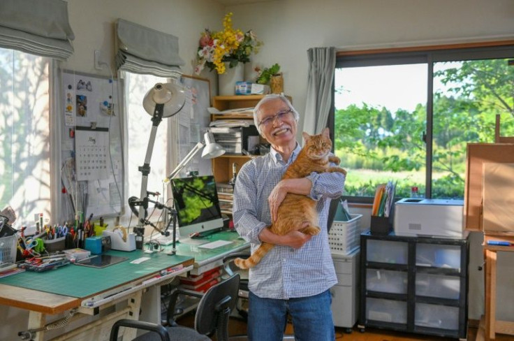 He has built a global following thanks to the English subtitles on his videos, which sometimes feature his grandchildren and two cats