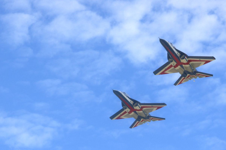 Taiwan's new Advanced Jet Trainer aircraft are seen at an air force base, in Taitung, Taiwan, July 6, 2022. 