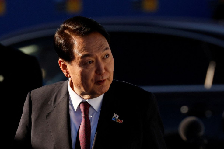 South Korea's President Yoon Suk-yeol attends a NATO summit in Madrid, Spain June 30, 2022. 