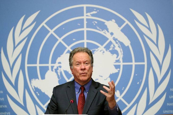 The World Food Programme (WFP) Executive director David Beasley attends a news conference on the food security in Yemen at the United Nations in Geneva, Switzerland, December 4, 2018.