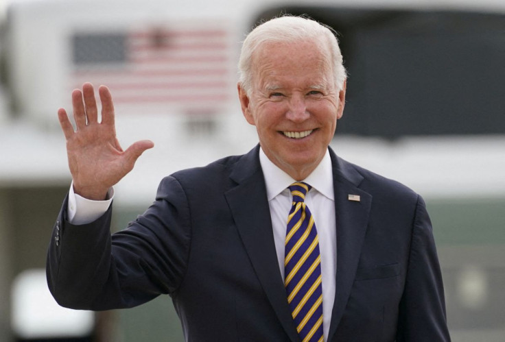 U.S. President Joe Biden departs from Joint Base Andrews in Maryland