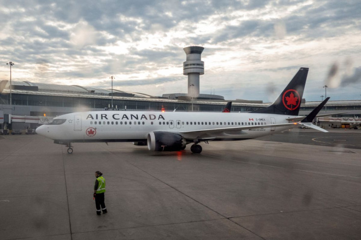 An Air Canada plane taxis at Pearson International Airport in Toronto, Ontario, Canada May 16, 2022.