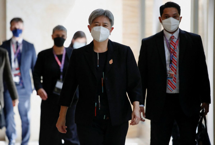 Australia's Foreign Minister Penny Wong arrives for a bilateral meeting with Indonesia's Foreign Minister Retno Marsudi at the G20 Foreign Ministers' Meeting in Nusa Dua, Bali, Indonesia July 7, 2022.