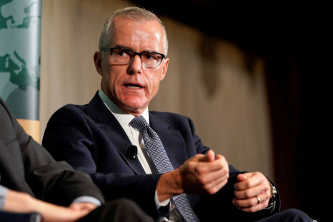 Former acting FBI director Andrew McCabe speaks during a forum on election security titled, â2020 Vision: Intelligence and the U.S. Presidential Electionâ at the National Press Club in Washington, U.S., October 30, 2019.    