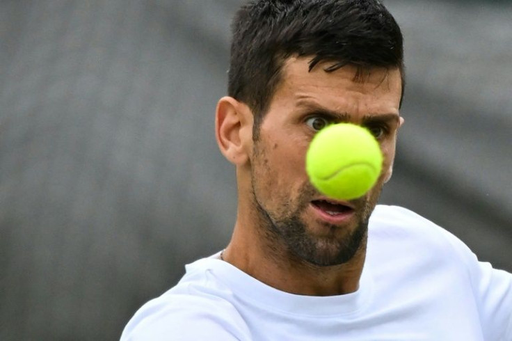 Eye on the ball: Novak Djokovic is targeting a seventh Wimbledon crown