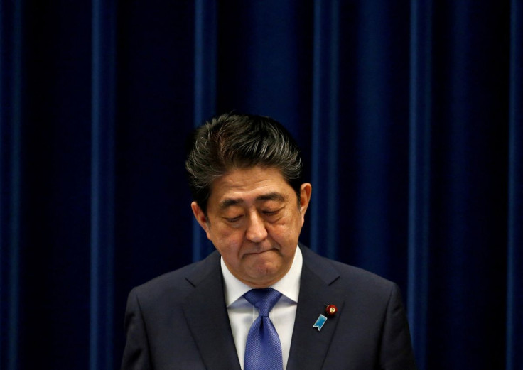 Japan's Prime Minister Shinzo Abe attends a news conference to announce snap election at his official residence in Tokyo, Japan, September 25, 2017.   
