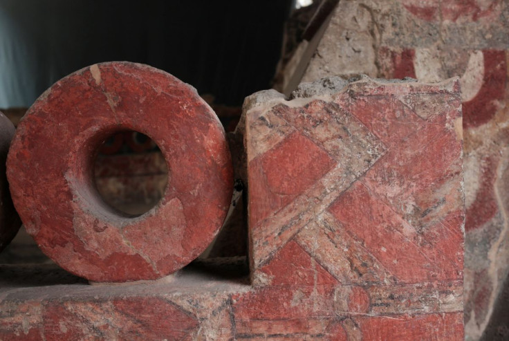 A view of a part of the Templo Mayor, one of Mexico's most important ancient sites, which is undergoing reconstruction after being damaged in a major storm, in Mexico City, Mexico July 7, 2022.