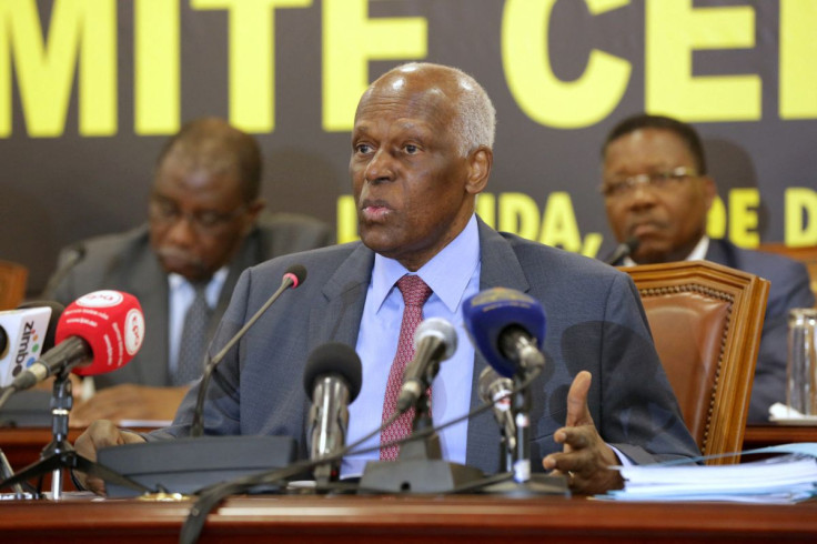 Angolan President and MPLA leader Jose Eduardo dos Santos attends a party central committee at a meeting in Luanda, Angola, December 2 ,2016.