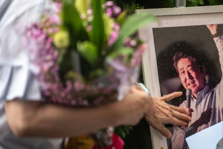 A steady stream of mourners came to lay flowers and pray for Abe, who had been Japan's longest-serving prime minister