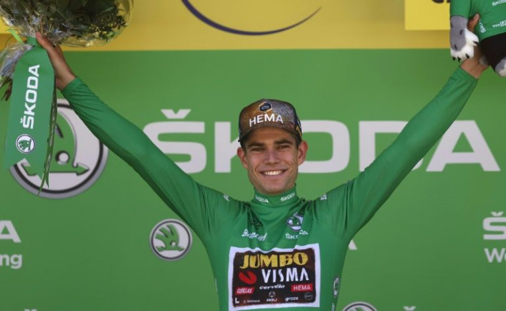 Wout van Aert extends his lead for the sprinter's green jersey