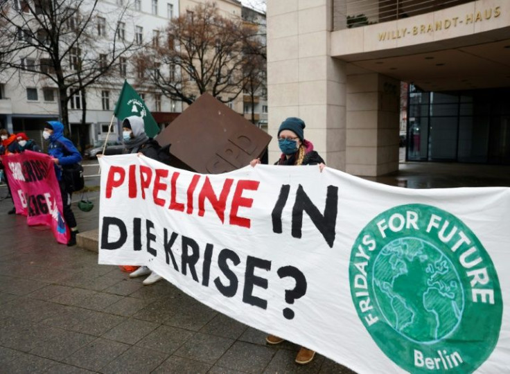Some protesters object to the pipeline on environmental grounds