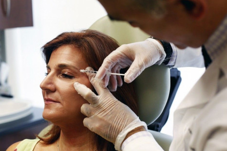 Landis receives botox treatment from Dr. Alizadeh at the Long Island Plastic Surgical Group at the Americana Manhasset luxury shopping destination in Manhasset