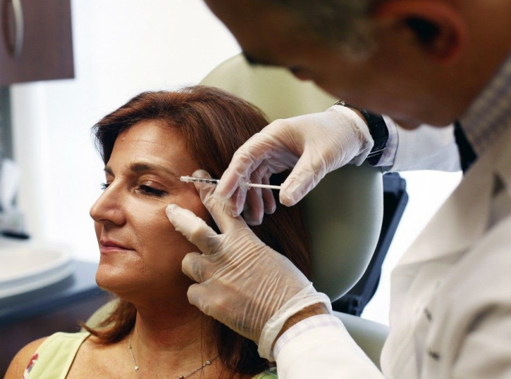 Landis receives botox treatment from Dr. Alizadeh at the Long Island Plastic Surgical Group at the Americana Manhasset luxury shopping destination in Manhasset