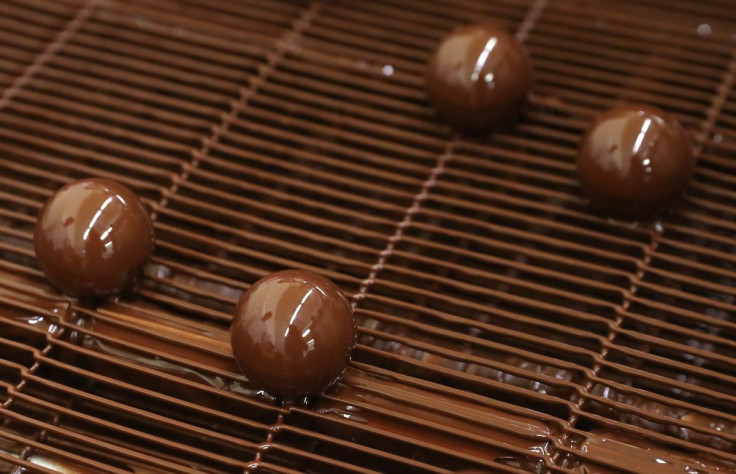 Chocolates are seen at a Wittamer chocolate workshop ahead of the Easter weekend in Brussels, Belgium April 17, 2019. 