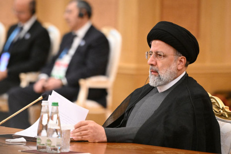 Iranian President Ebrahim Raisi attends Caspian Summit in Ashgabat, Turkmenistan June 29, 2022. Sputnik/Grigory Sysoyev/Pool via REUTERS 